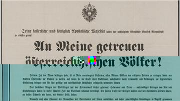 An Meine getreuen Oesterreichischen Voelker