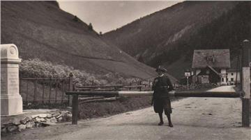 italienischer Wachposten am Brenner, 1930er Jahre