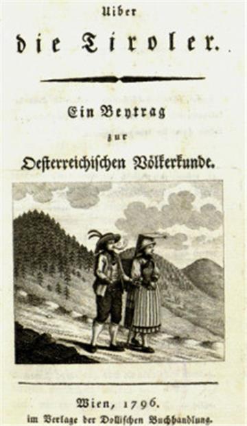 Joseph Rohrer, Uiber die Tiroler