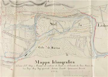 Mappa Ichnografica del corso dell’Adige