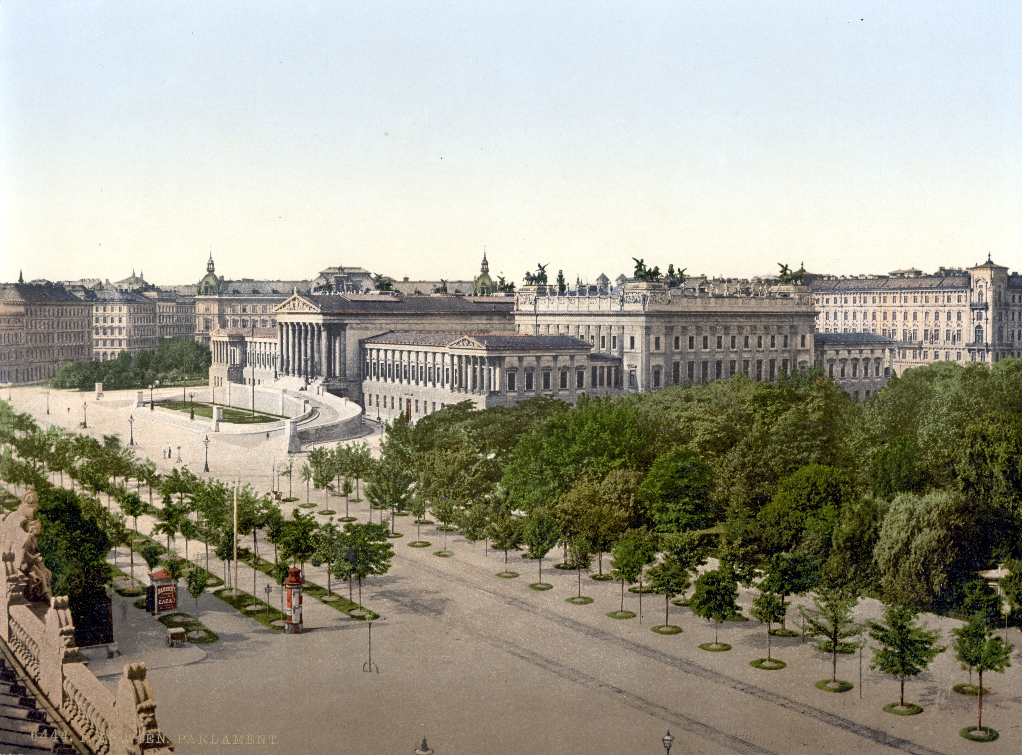 Parlament, Wien ca. 1900