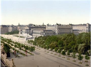 Parlament, Wien ca. 1900