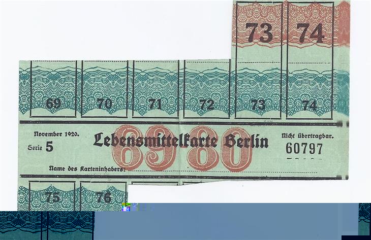 Lebensmittelkarte