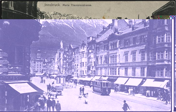 Maria-Theresien-Straße, Anfang des 20. Jahrhunderts