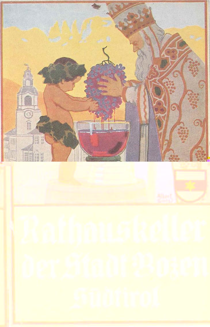 Allegorisches Motiv aus dem Bozner Rathauskeller 