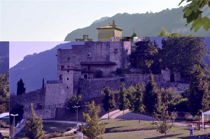 Das Schloss von Castellano heute