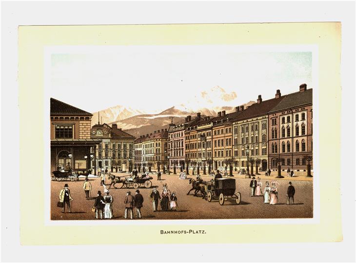 Der Innsbrucker Bahnhofsplatz wurde im Jahr 1923 in Südtirolerplatz umbenannt