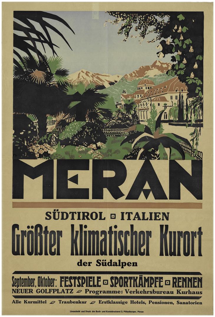 In den 1920er Jahren werden die Weichen für die spätere Entwicklung des Tourismus in Südtirol gestellt