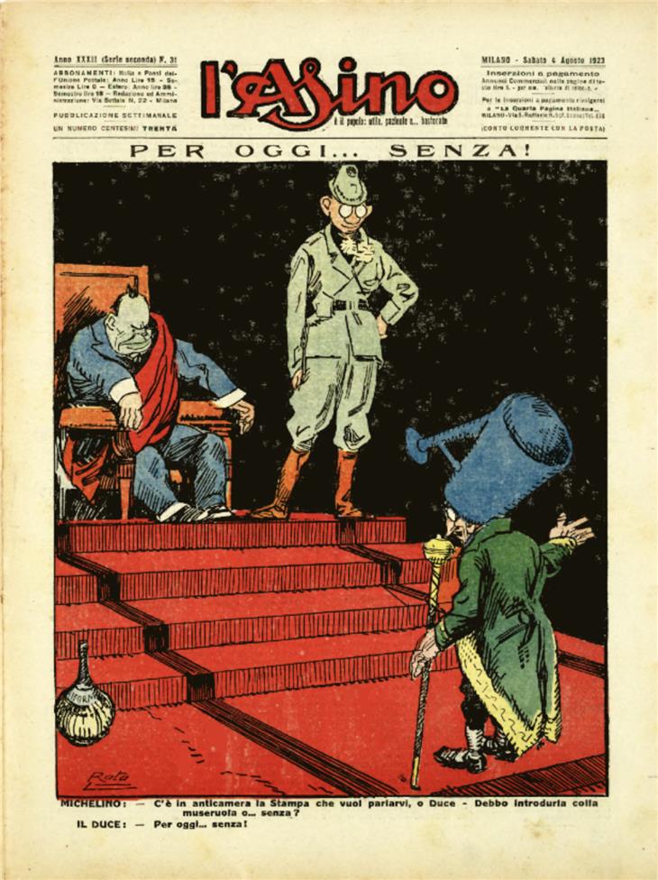 L’ Asino vom 4. August 1923