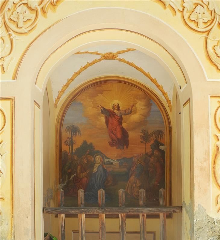 Rosenkranzkapelle XII „Christi Himmelfahrt“ am Kapellenweg von Mieders im Stubaital nach Maria Waldrast 