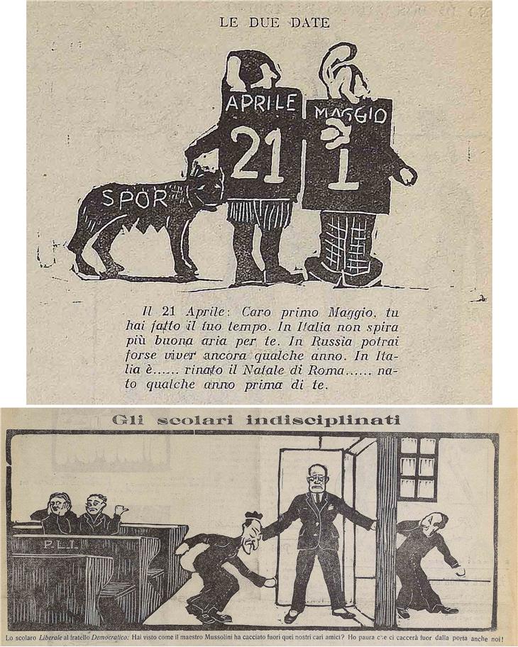 Durante il fascismo il 1°maggio è sostituto dal 21 aprile