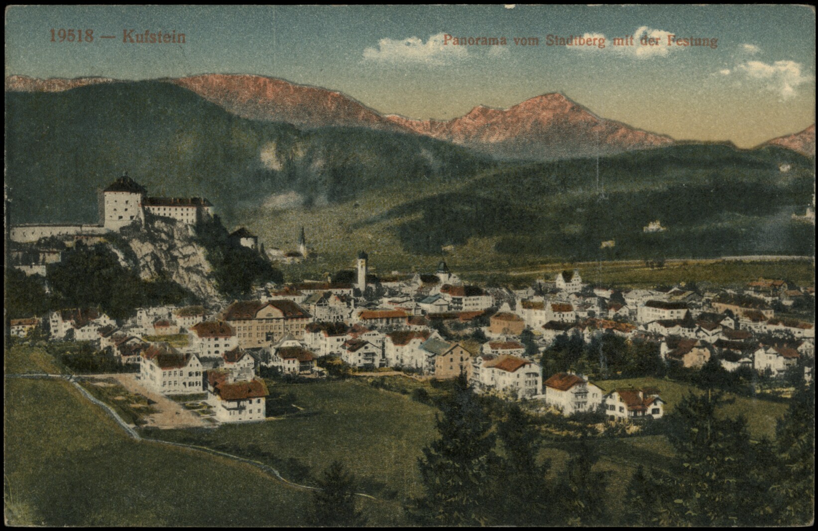 Nel 1923 il Comune di Kufstein acquisisce il suo caratteristico simbolo, la fortezza di Kufstein