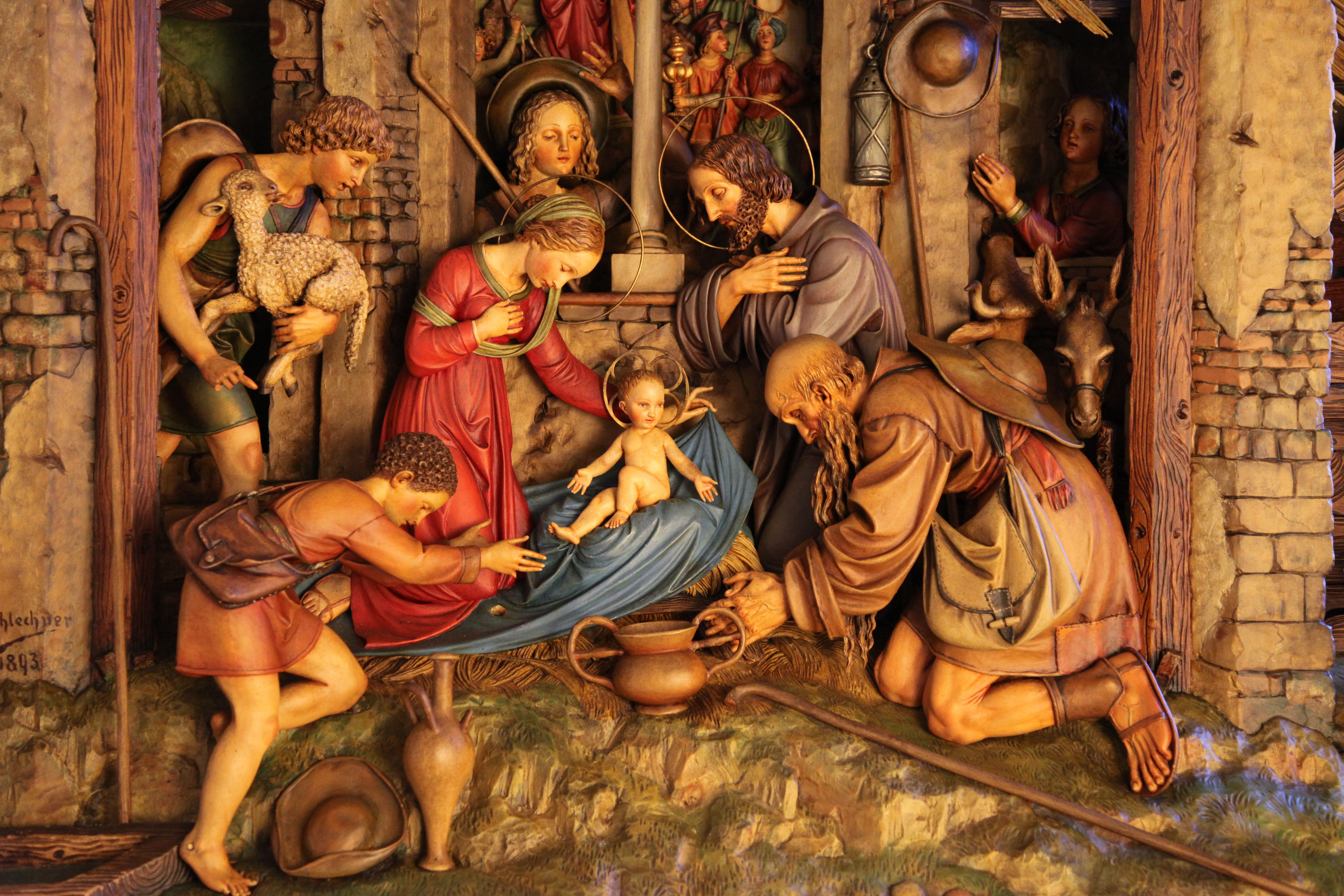 Il presepe di Josef Bachlechner nel Convento cistercense di Zwettl (Bassa Austria)
